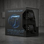 Twins Cellular Dual Lens Security Camera System 4K Black 2-Pack CCTV Kit - Image 2